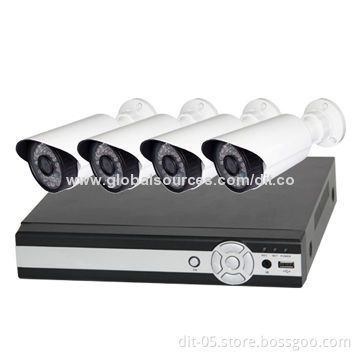 4 Channels 720p HD CVI DVR Kit, Supports P2P Cloud Function, Real-time HD Recording and Playback